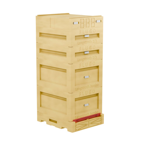 Colmena Langstroth Jumbo (Dadant) de Poliuretano para 10 Cuadros